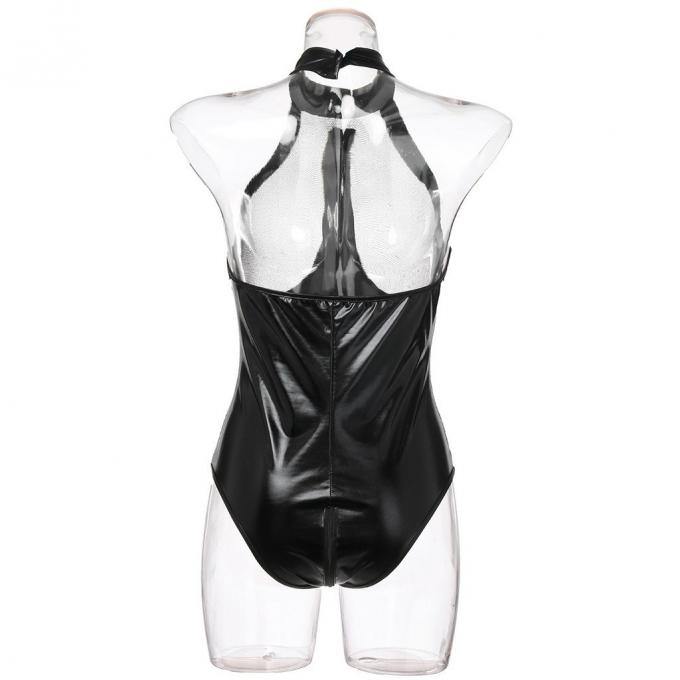 Mesh Lingerie Sex Babydoll Erotic en cuir sexy érotique Teddy Corset Zipper Sexy Lingerie