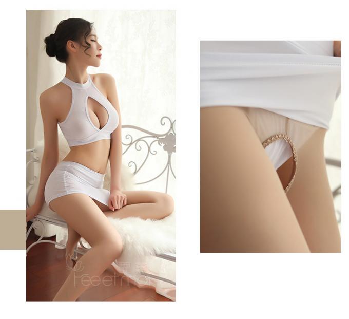 Lingerie sexy chaude de la liste 4new de femmes sans manche transparentes de haute qualité supérieures de la combinaison Fioyia005