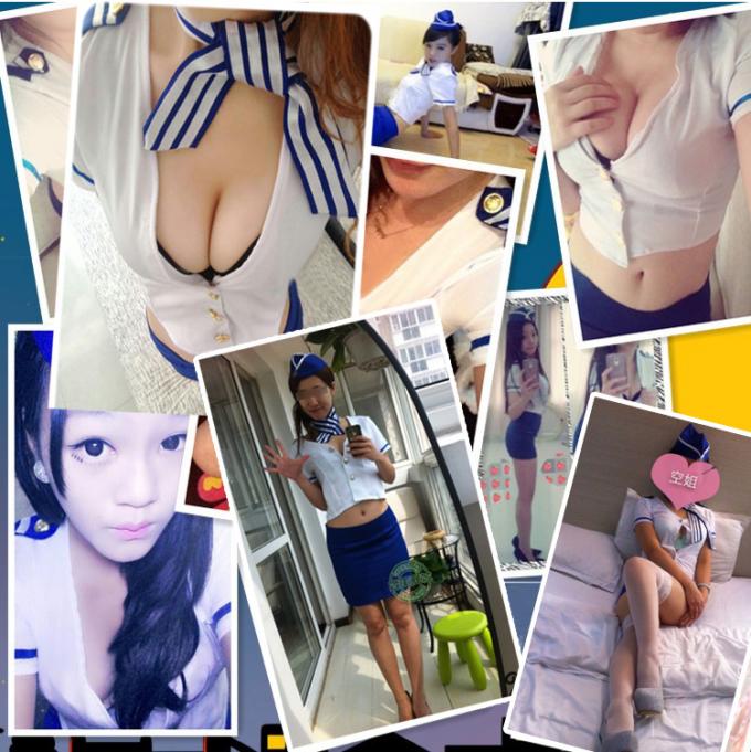 Uniforme sexy de Cosplay de lingerie sexy de Sexy Costumes Uniform d'hôtesse pour des femmes Lingrie