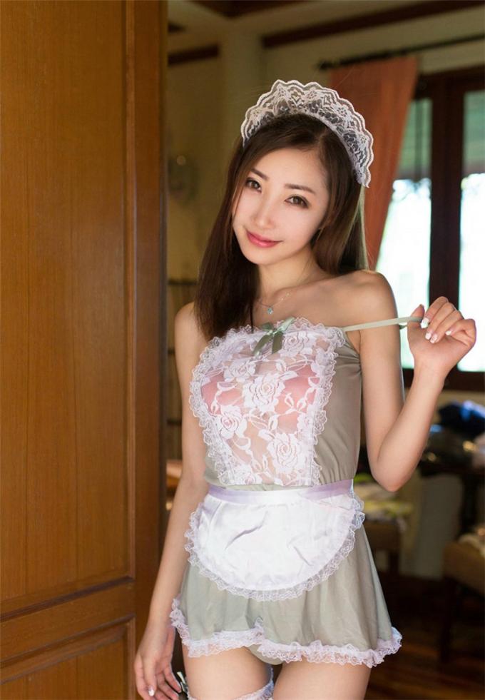 Lingerie chaude de Transparent Suspenders Sexy de domestique de la vente Fioyia015 Cosplay