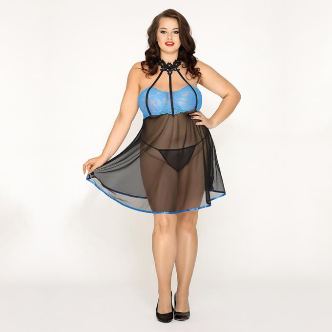 Sous-vêtements sexy de grande taille de vente chauds de haute qualité de ′ des dames Fioyia034