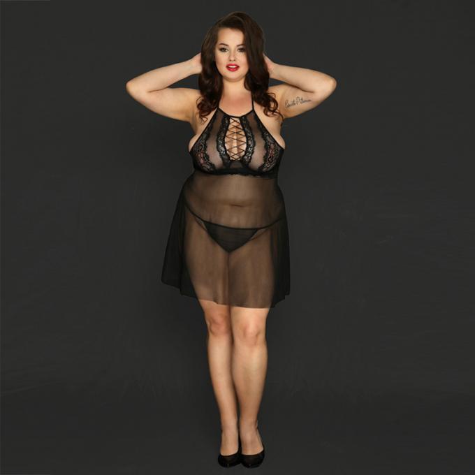 Sous-vêtements sexy de grande taille de vente chauds de haute qualité de ′ des dames Fioyia033