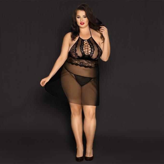 Sous-vêtements sexy de grande taille de vente chauds de haute qualité de ′ des dames Fioyia033