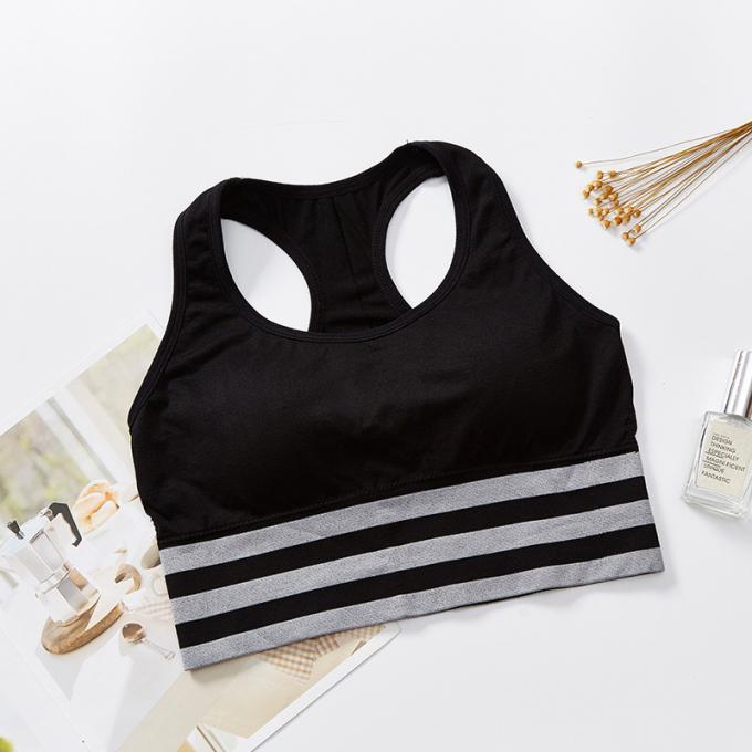 Lingerie de sous-vêtements de coton, respirable et démontable confortable de mousse de protection de sports de soutien-gorge