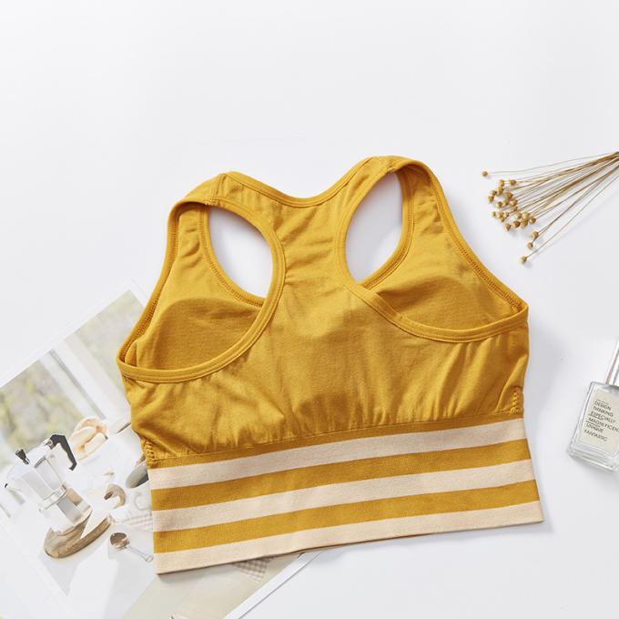 Lingerie de sous-vêtements de coton, respirable et démontable confortable de mousse de protection de sports de soutien-gorge