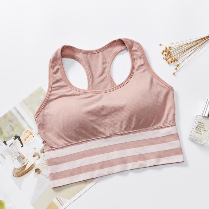 Lingerie de sous-vêtements de coton, respirable et démontable confortable de mousse de protection de sports de soutien-gorge