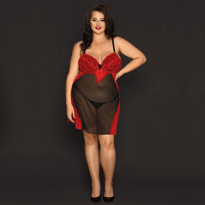 Jupe de grande taille sexy de sommeil du ′ S Leepcoat de femmes de lingerie de nouveaux pyjamas de dentelle