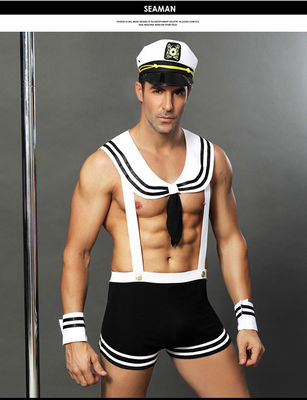 Marin sexy Uniform Cosplay du buste 87cm de la taille 82cm des lingeries des hommes de XXL