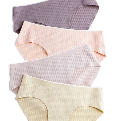 La coupe sans couture de laser tricotée par Boyshorts de coton teinte par plaine donne des instructions la taille moyenne