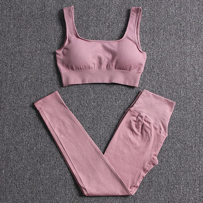 Habillement sans couture de forme physique de PCS du costume 3 de yoga de sports de Spandex de soutiens-gorge de haut gymnase femelle de taille