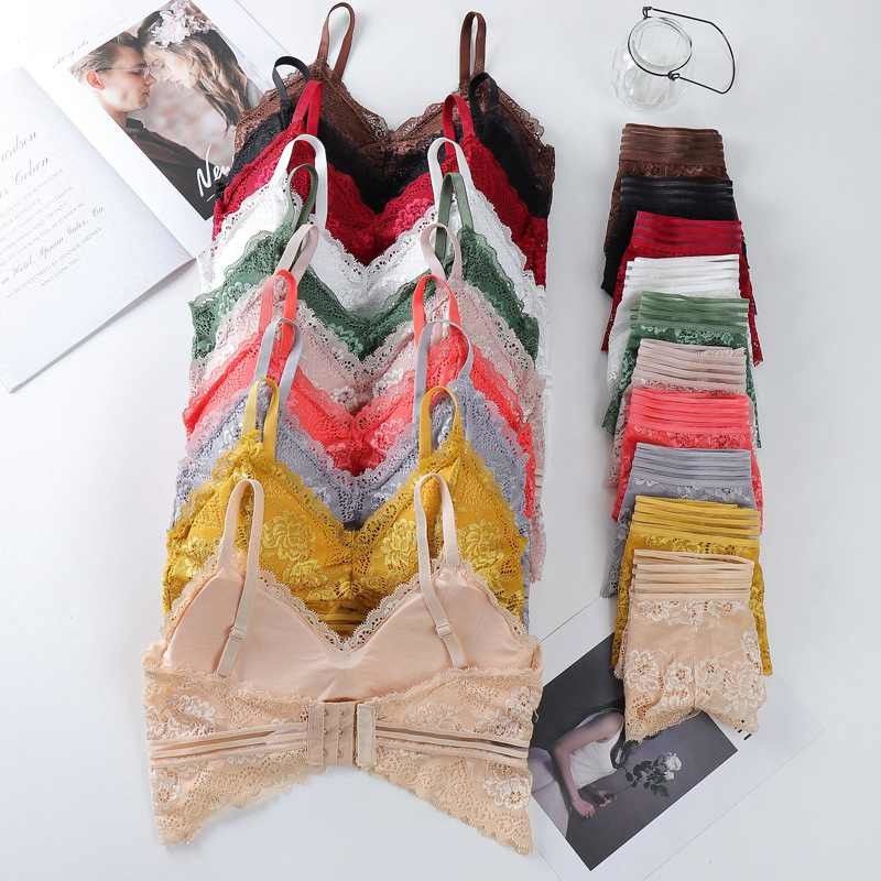 Les grands ballots lacent voient les soutiens-gorge 65KG Bralette confortable pour le grand buste