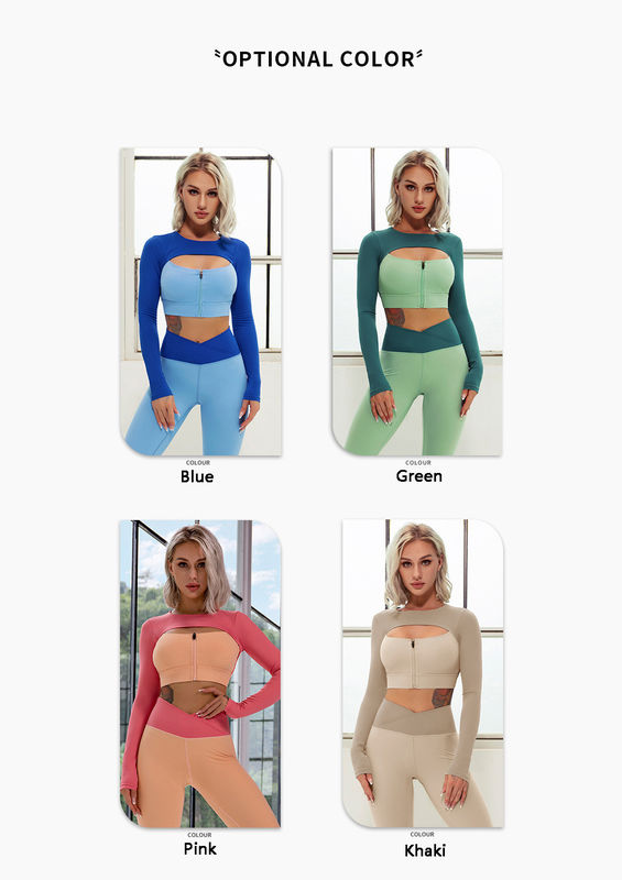 Le yoga de gymnase de forme physique de polyester vêtx l'Activewear cultivé de guêtres de la séance d'entraînement des femmes