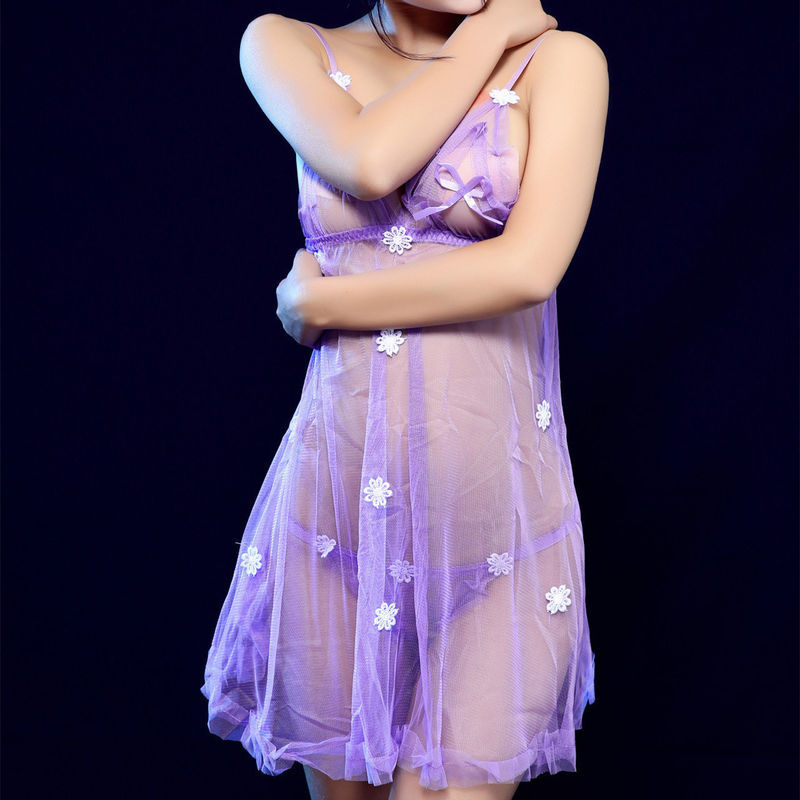 Les lingeries sexy de S de Mesh Women de bride ' bordent sous peu la tentation transparente