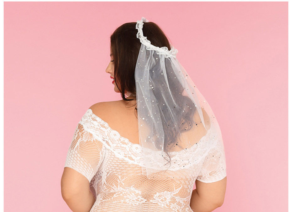 Érotique chaud plus culottes de femmes de lingerie de Babydoll de grandes épousant la taille 85kg libre