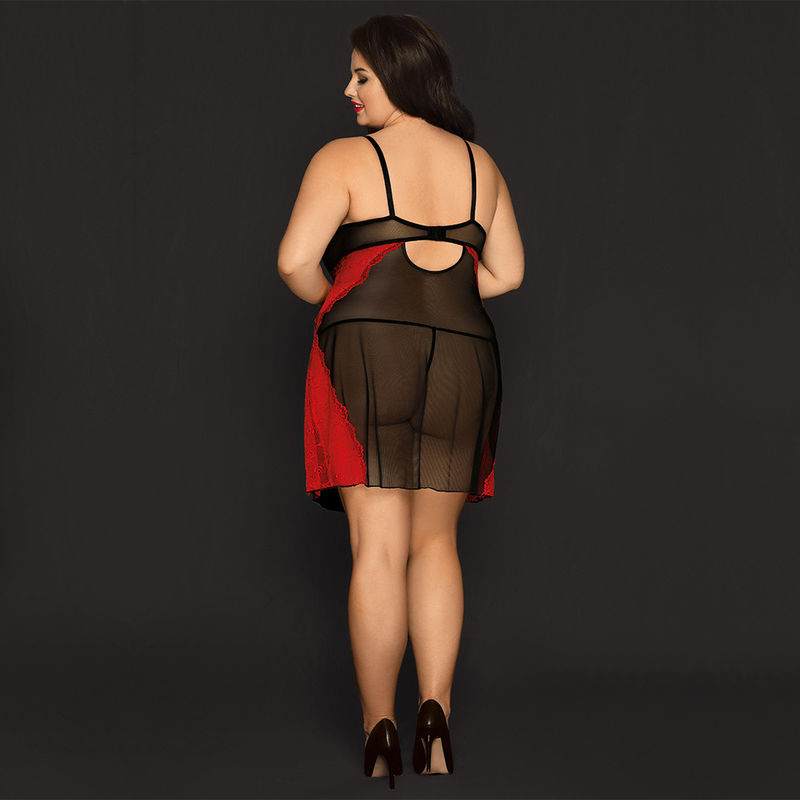 Pyjamas transparents 70kg de robe-chemisier de Babydoll de vêtements de nuit de dentelle de sommeil