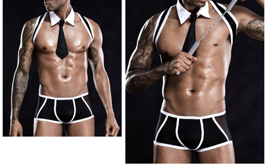 Lingerie sexy florale de police de Cosplay