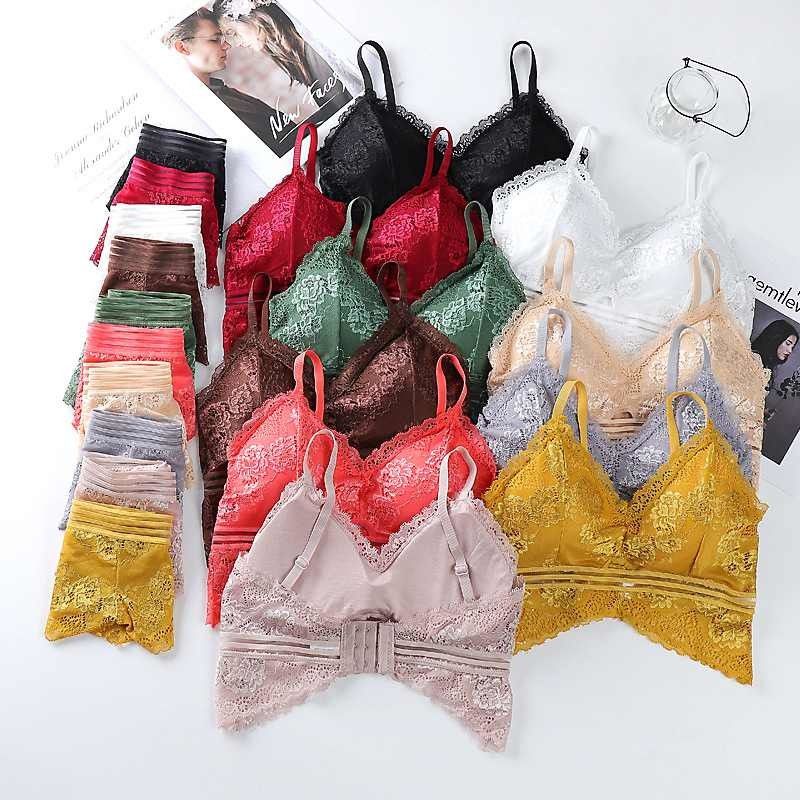 Soutien-gorge sexy respirable et sous-vêtements de dentelle de noir de l'ensemble 40kg 65KG de soutien-gorge de culotte