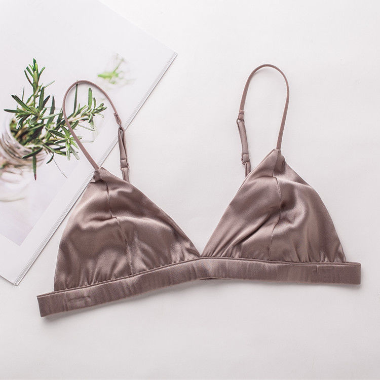 Les soutiens-gorge sexy convertibles de femmes suggère le Spandex en nylon sans fil en soie du soutien-gorge 32A 32B 32C
