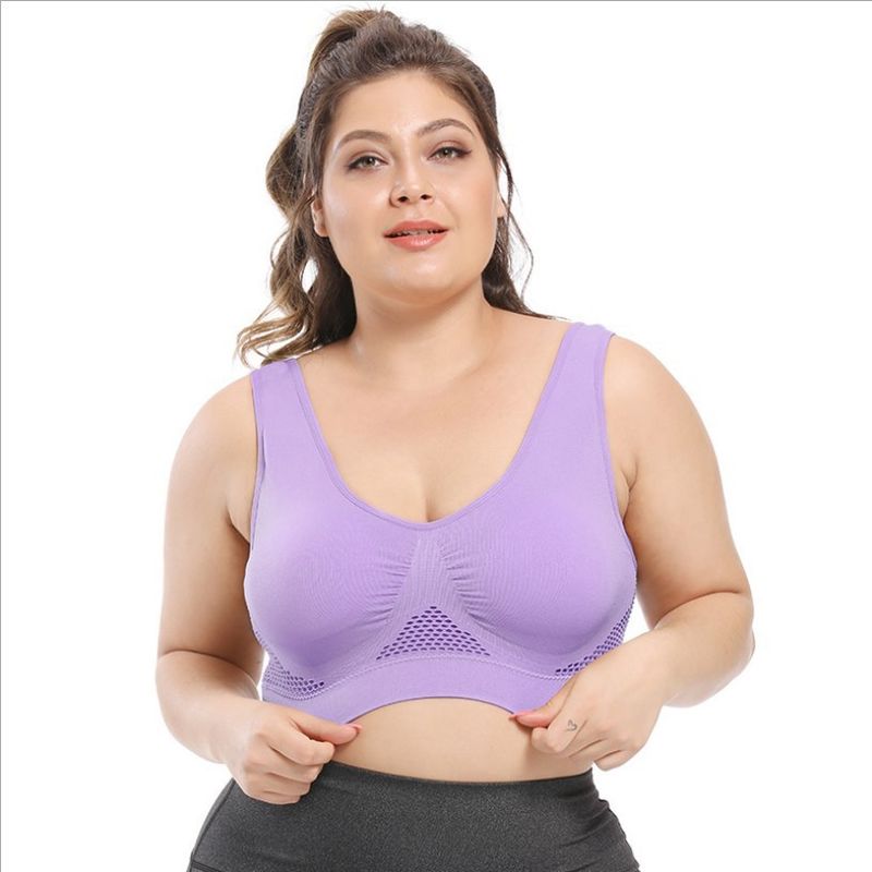 Le yoga folâtre de grands sous-vêtements de dentelle de coton des soutiens-gorge 44C 44D 3XL 4XL de dames