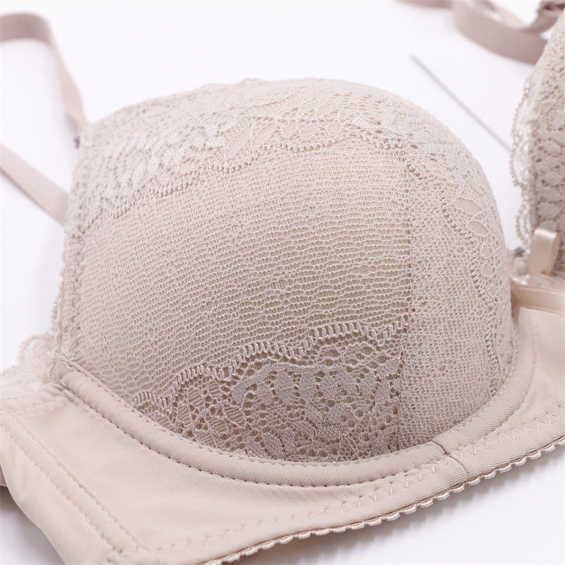 la dentelle de 75B 75C soulèvent les femmes antibactériennes du soutien-gorge 50kg 60kg de Bralette tricotées
