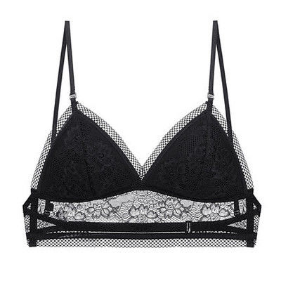 Beauté arrière en U de sous-vêtements de soutien-gorge de soutiens-gorge sexy sans bretelles de femmes du licou XXXL de dames