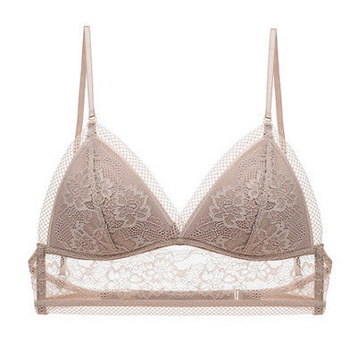 Beauté arrière en U de sous-vêtements de soutien-gorge de soutiens-gorge sexy sans bretelles de femmes du licou XXXL de dames