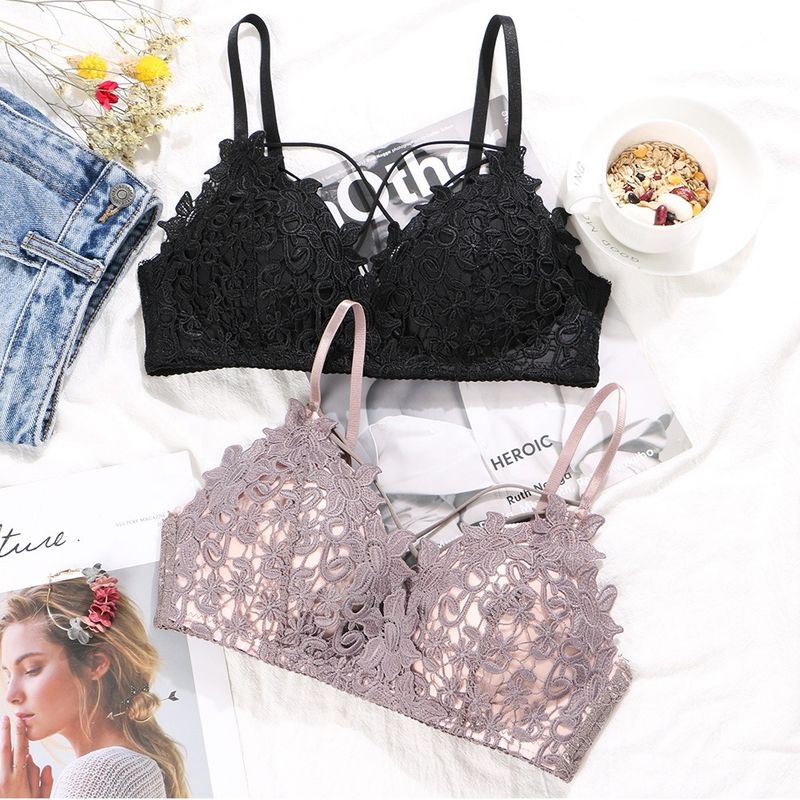 Le soutien-gorge sexy antistatique Penty a placé des techniques teintes simples solides de sous-vêtements en soie