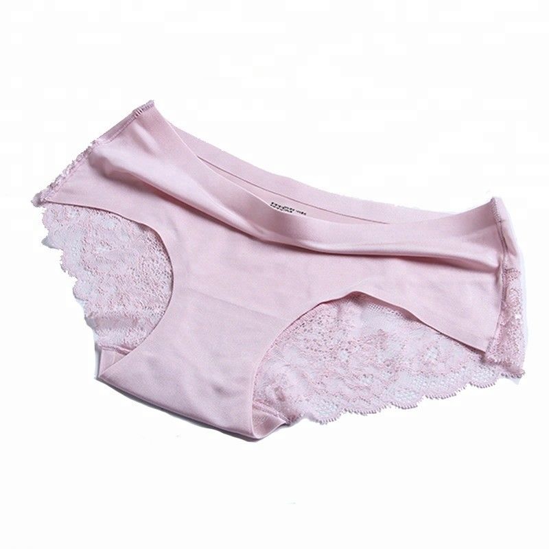 Soie tricotée sans couture sexy de glace de culottes de sous-vêtements de dames de dentelle de chanvre