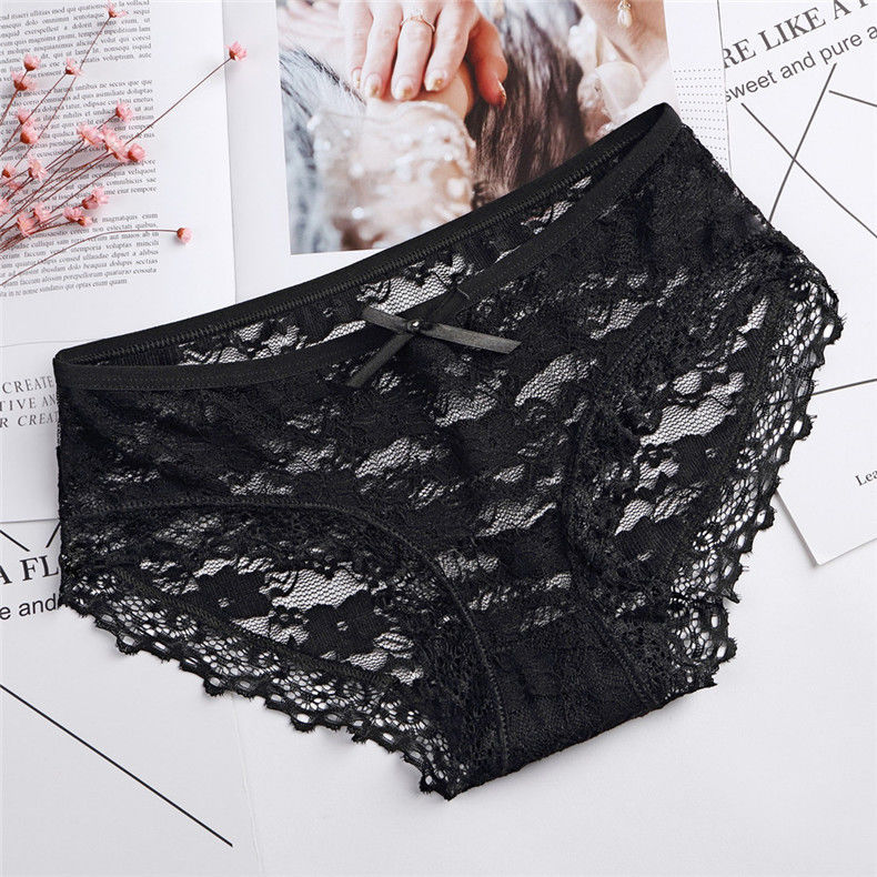 Maille creuse sans couture tricotée sexy du Spandex 3XL de dessous de sous-vêtements de coton noir