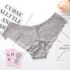 Les dossiers respirables de sous-vêtements de chanvre de XL de culotte d'une seule pièce en nylon de soutien-gorge lacent creux