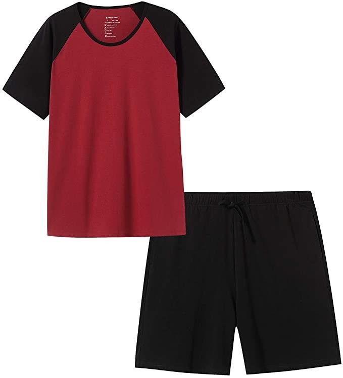 Ensemble tricoté en deux parties de costume de nuit de pyjamas chauds de vêtements de nuit de 2XL L hommes