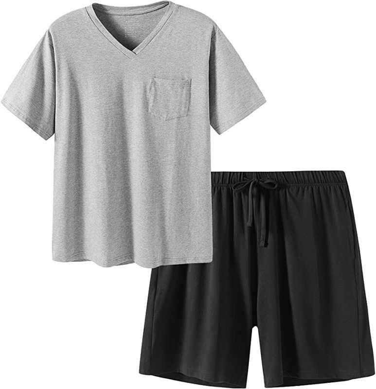 Ensemble tricoté en deux parties de costume de nuit de pyjamas chauds de vêtements de nuit de 2XL L hommes