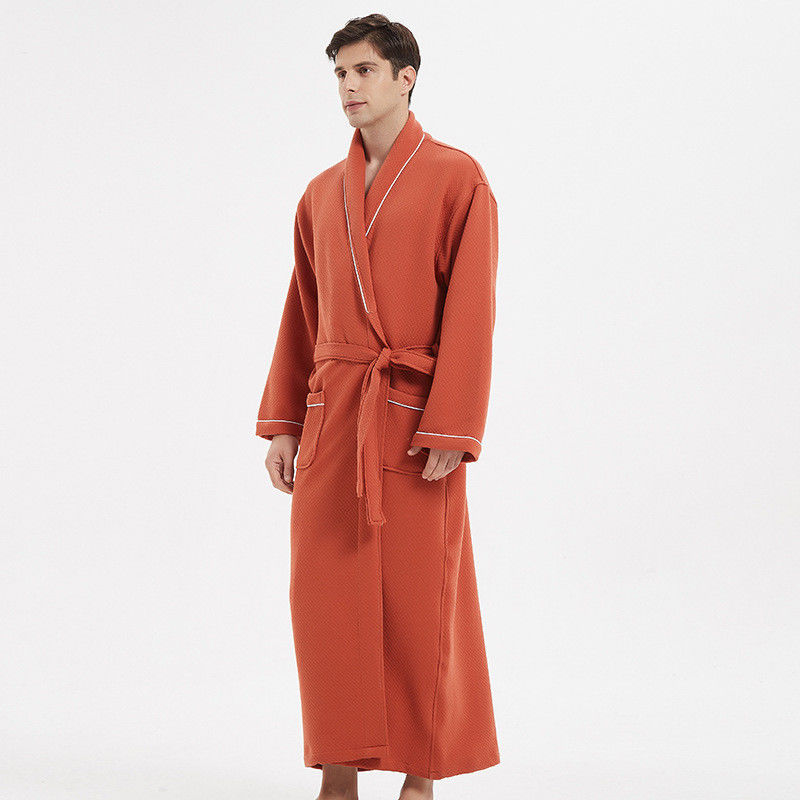 Plus les pyjamas chauds solides de tissu de coton des vêtements de nuit des hommes de Loungewear pour les hommes