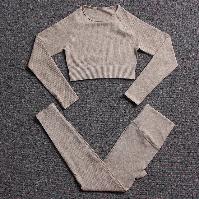 Habillement sans couture de forme physique de PCS du costume 3 de yoga de sports de Spandex de soutiens-gorge de haut gymnase femelle de taille