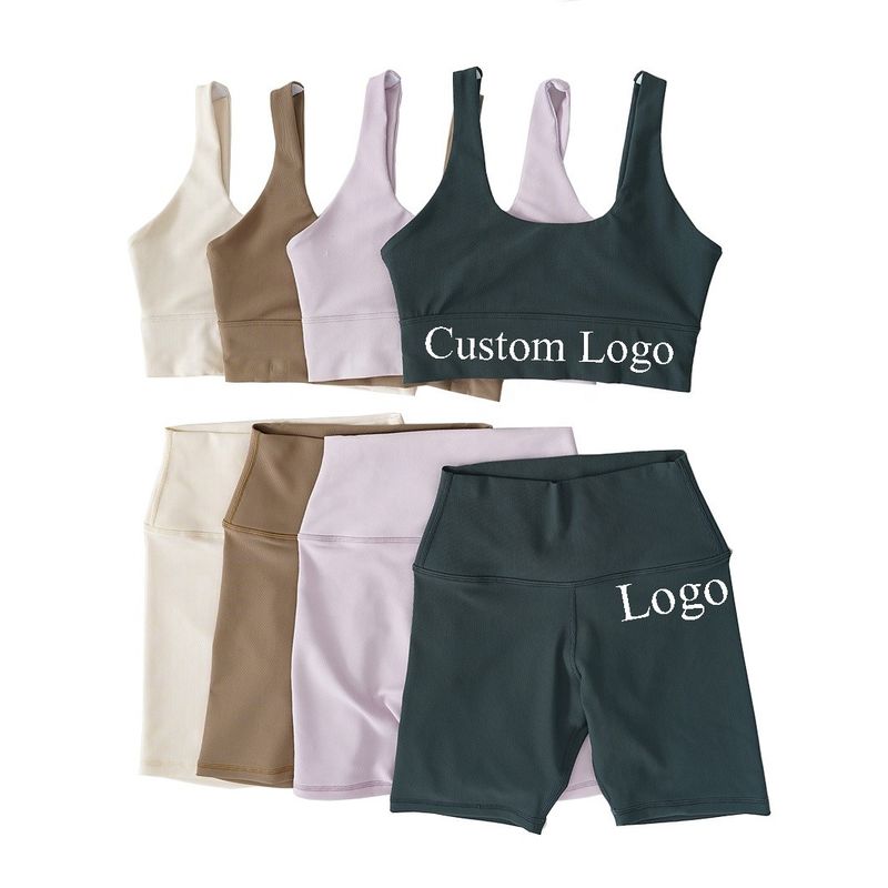 Le bout Lifying a nervuré les guêtres sans couture de yoga de Spandex de l'Activewear XL XXL et l'ensemble supérieur