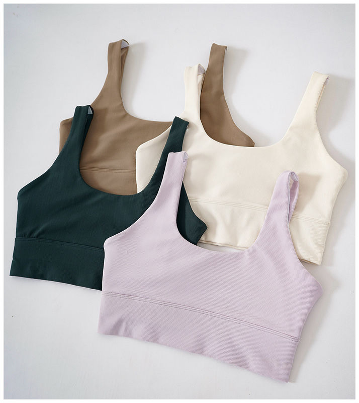Le bout Lifying a nervuré les guêtres sans couture de yoga de Spandex de l'Activewear XL XXL et l'ensemble supérieur