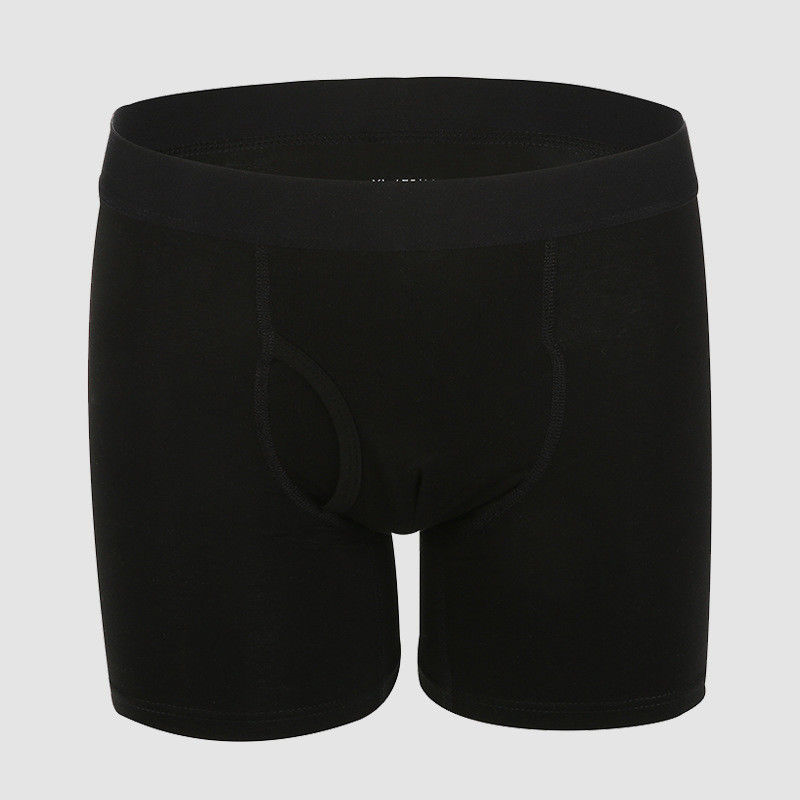 Le boxeur en bambou de Spandex de coton de fibre donne des instructions des sous-vêtements de la rayonne XS-2XL d'hommes de shorts