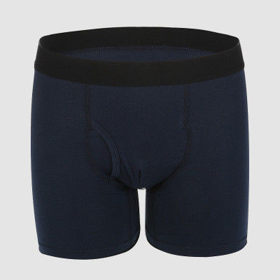 Le boxeur en bambou de Spandex de coton de fibre donne des instructions des sous-vêtements de la rayonne XS-2XL d'hommes de shorts