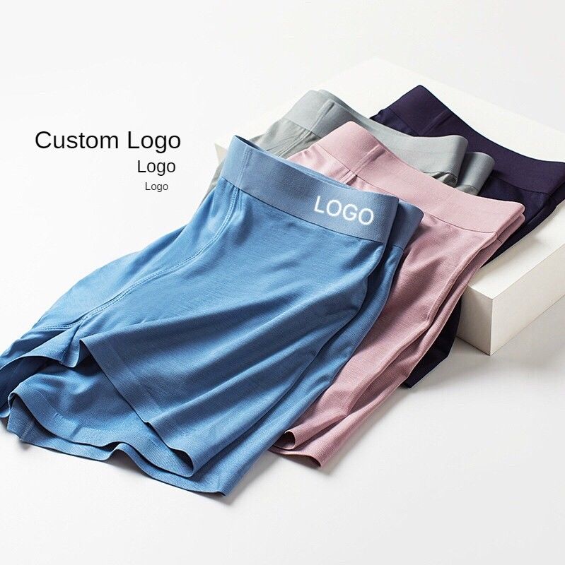 Boxeur tricoté respirable de Spandex du coton 5 des sous-vêtements 95 d'hommes de coton