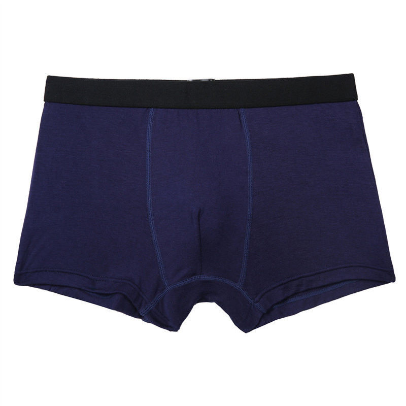 Sous-vêtements noirs de Spandex du coton 5 des sous-vêtements 95 d'hommes de coton de boxeur de RTS