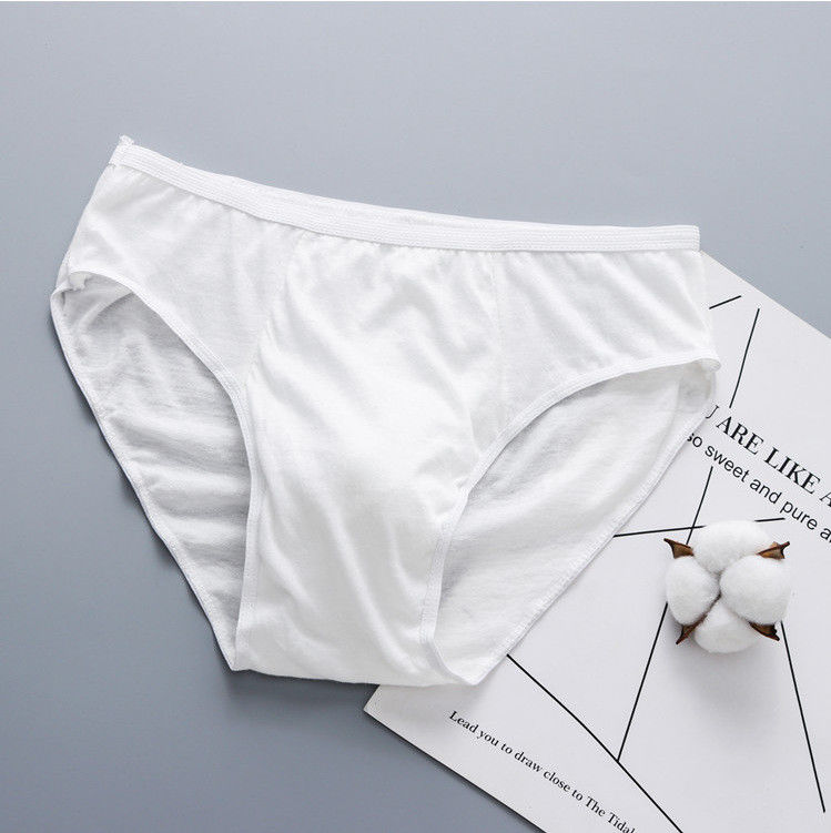 Dossiers peignés de Spandex de coton de triangle de bikini de sous-vêtements d'hommes de coton de ceinture