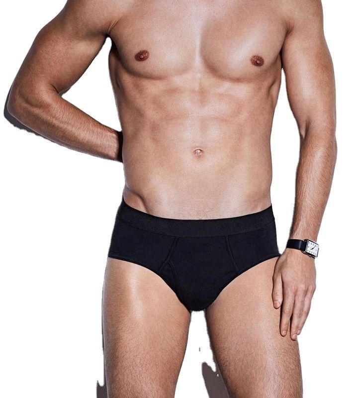 Coton 95 respirable de sous-vêtements d'hommes de coton de Mi-hausse 5 dossiers de boxeur de Spandex