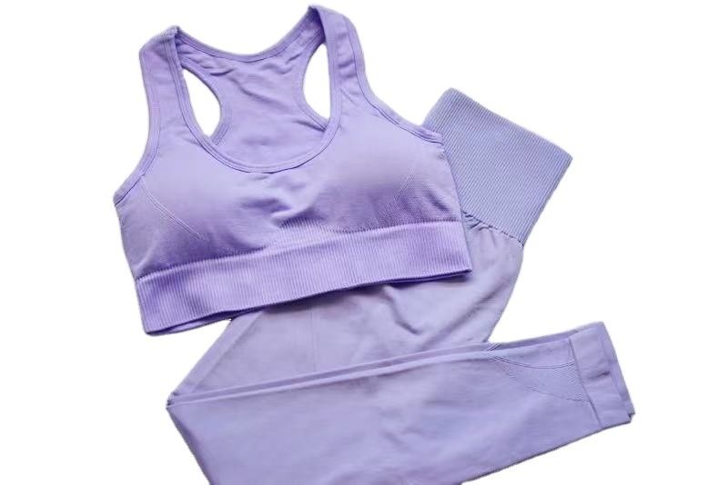 Les guêtres sans couture respirables de soutien-gorge de sports de yoga étirent de hautes guêtres de gymnase de Waisted de tissu