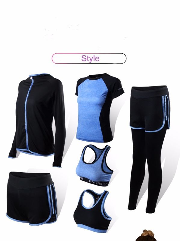 la culture de la séance d'entraînement 3pcs/Set complète le soutien-gorge pour l'antibactérien bleu de l'adolescent XXL