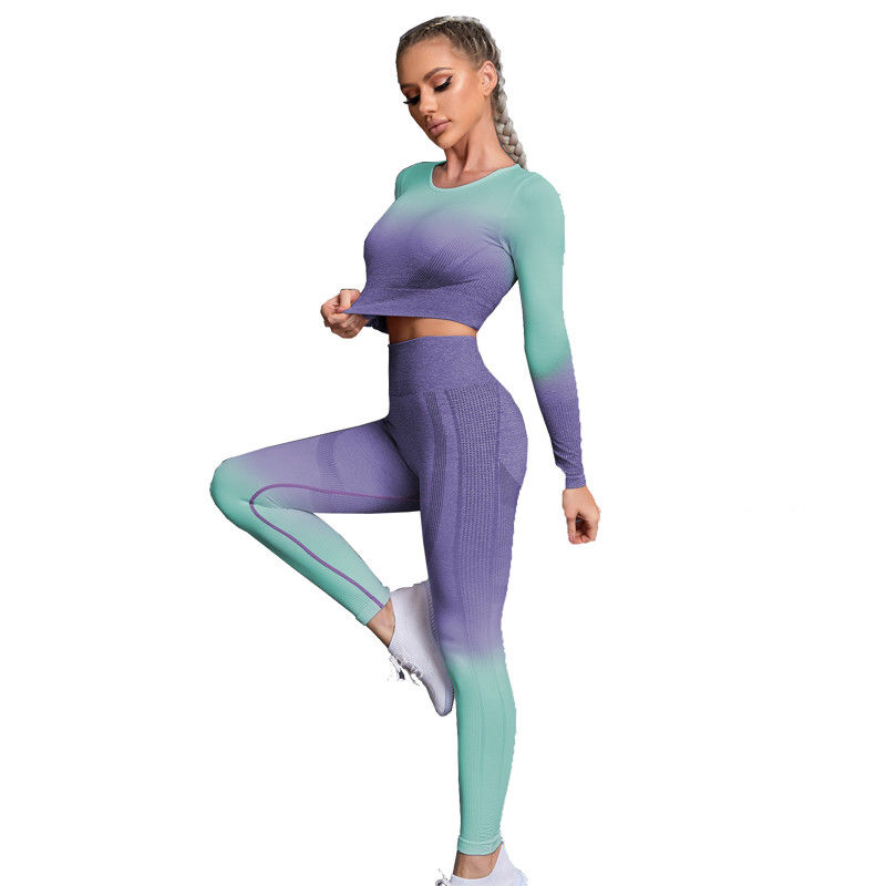 Guêtres en nylon de sport de polyester supérieur de culture du colorant S M L Longline Sports Bra de lien