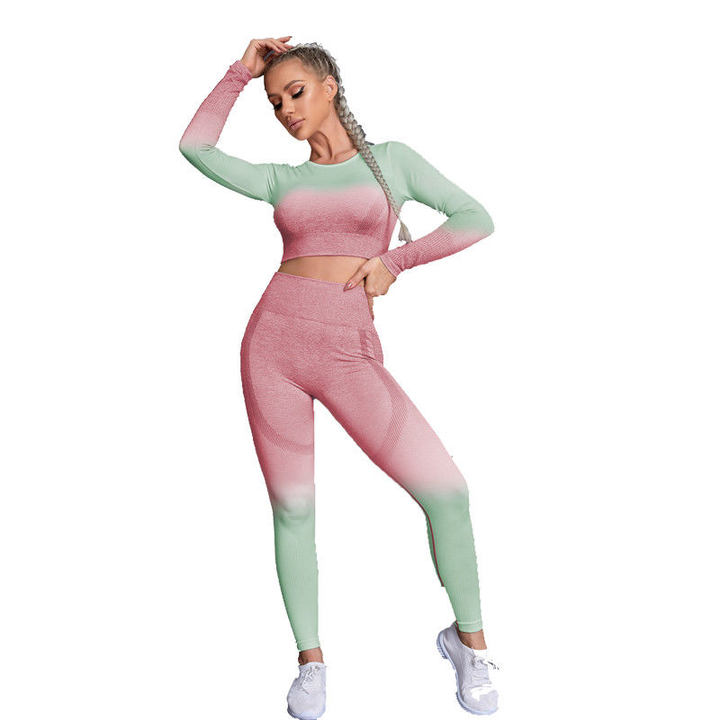 Guêtres en nylon de sport de polyester supérieur de culture du colorant S M L Longline Sports Bra de lien