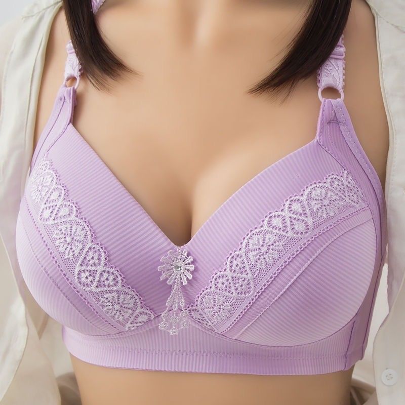 De fleur de radio de soulever fil à forte poitrine de plein buste de la tasse 105cm de soutien-gorge libre