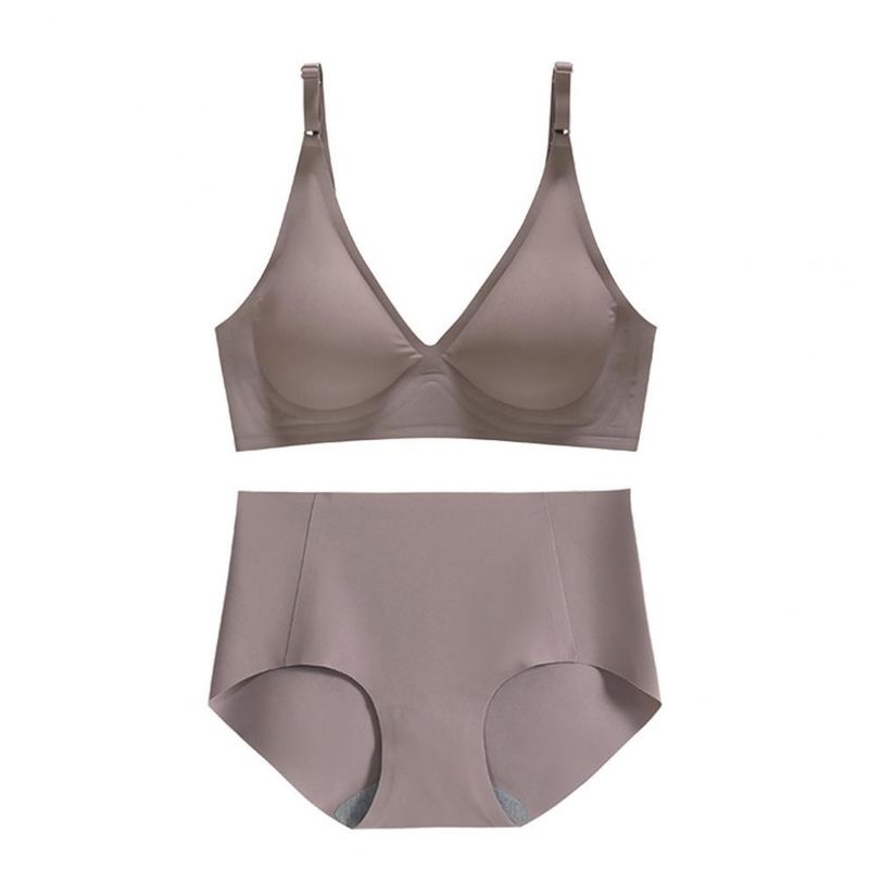 Le décolleté en V sans couture tissé Bralette de Racerback a nervuré 3/4 tasse soulèvent le soutien-gorge
